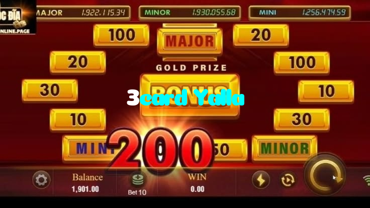 3card Yalla casino presented on mobile device in Pakistan with slots and live games